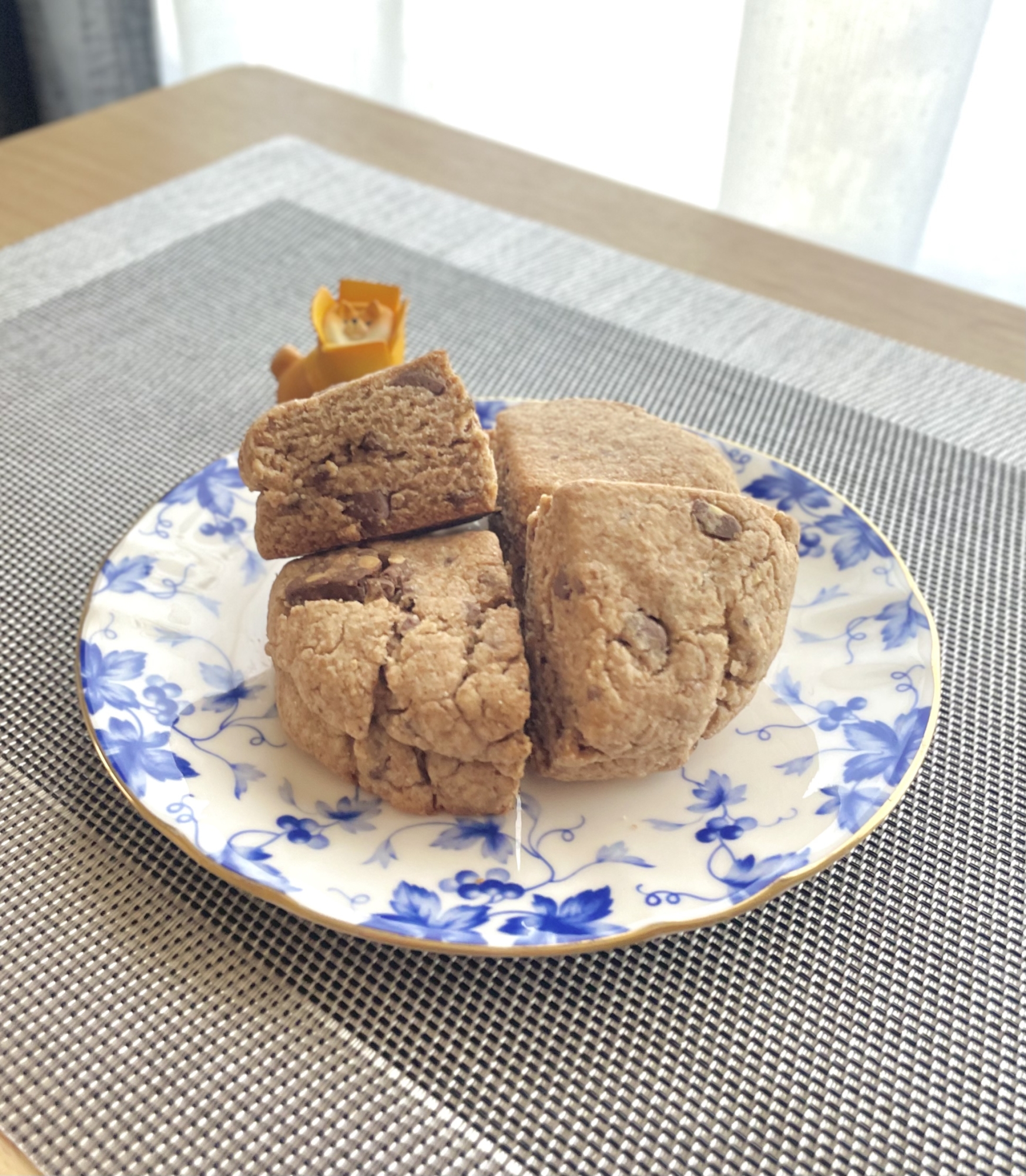 全粒粉で作る…チョコ スコーン♡