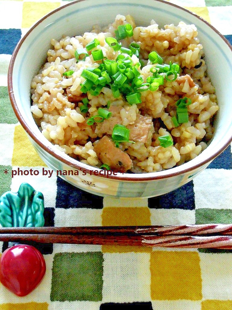 十七雑穀米で生姜の炊き込みご飯