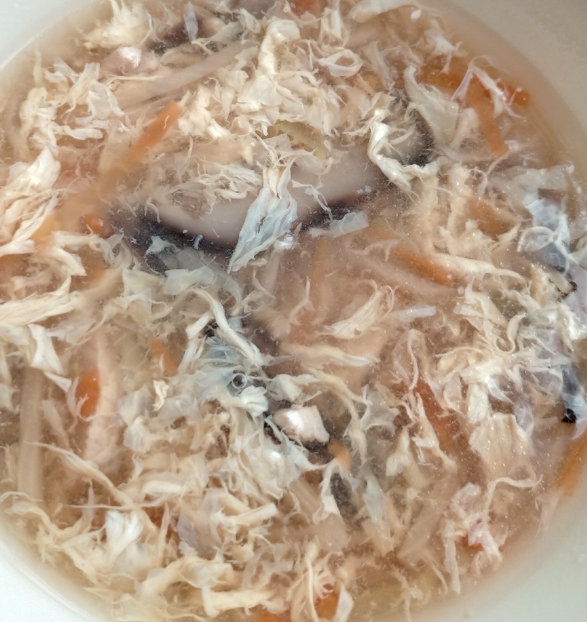 ふんわり卵の中華スープ