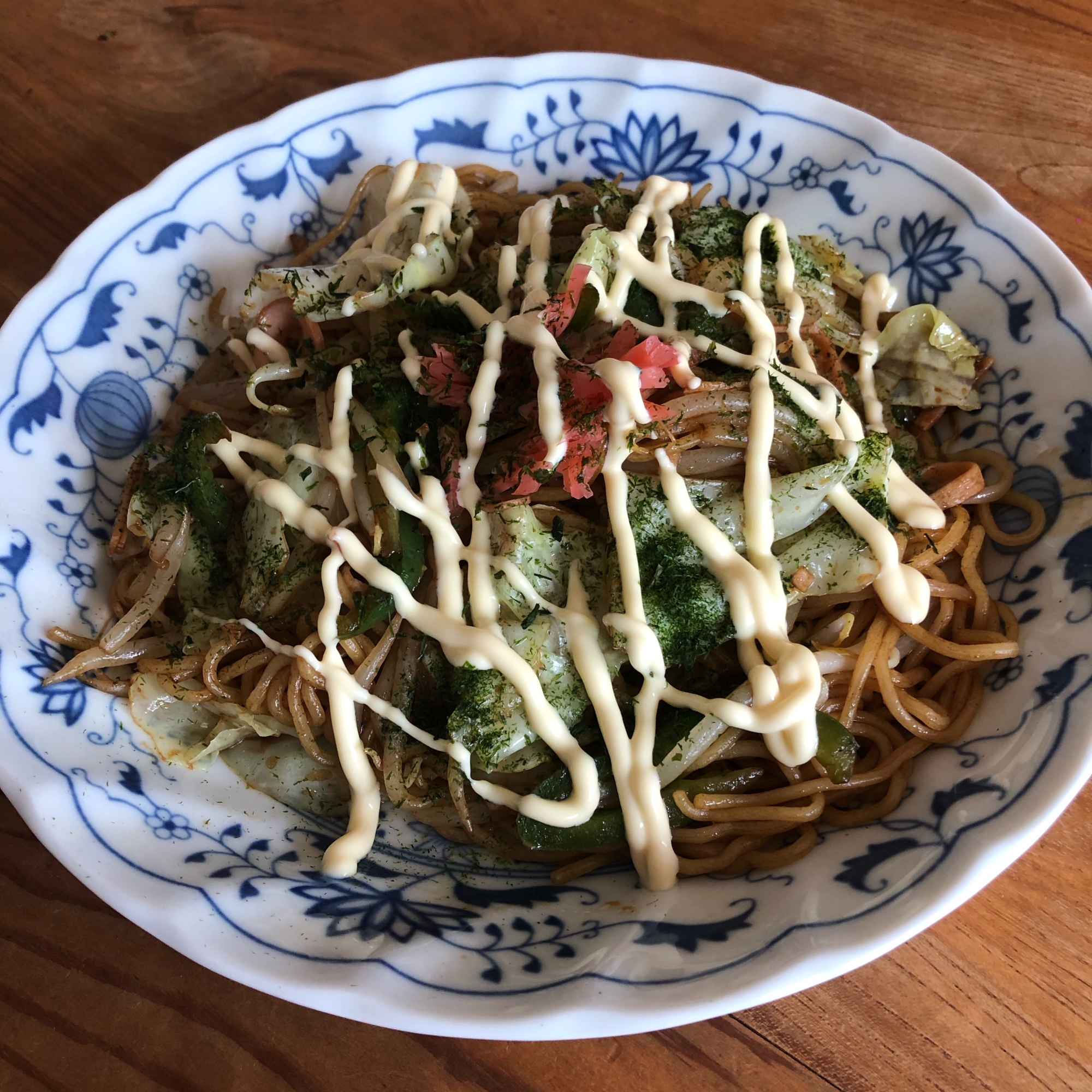 ソース焼きそばマヨがけ