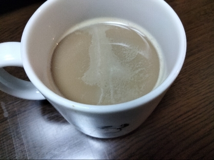 酒粕でカフェオーレ