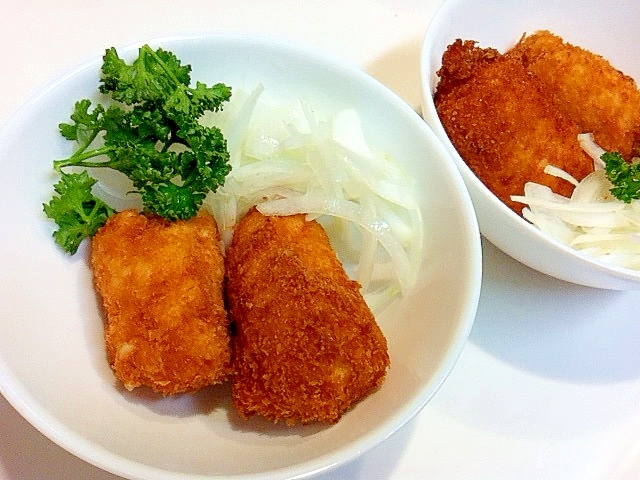 鶏ササミの大葉チーズ揚げ