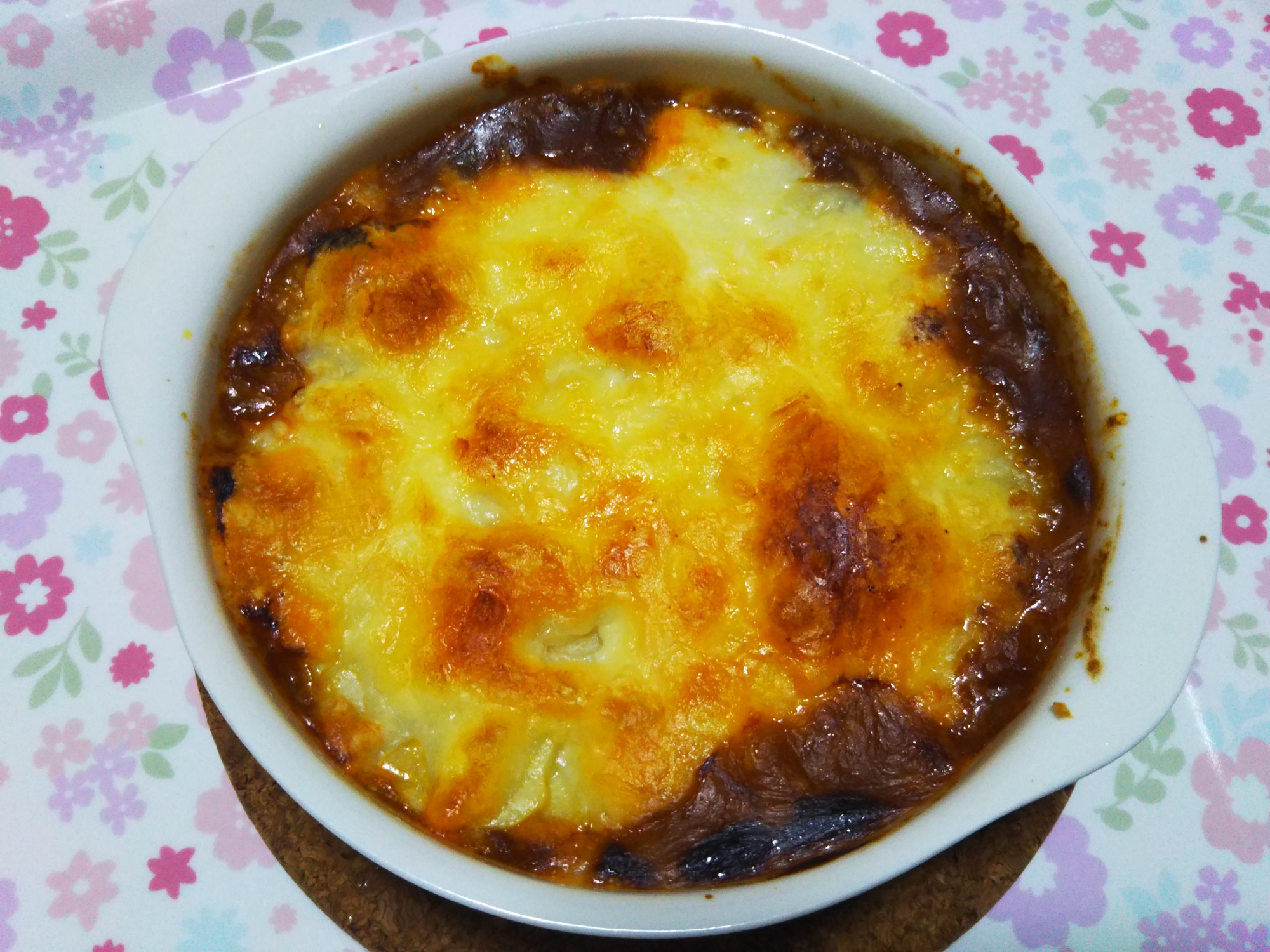 じゃがいもとドライカレーのラザニア風 レシピ 作り方 By Aoi 楽天レシピ