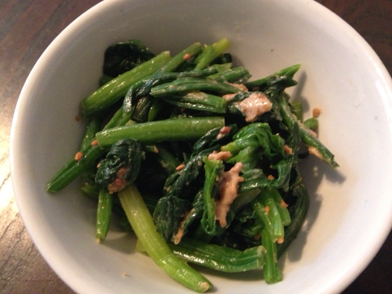 練りゴマでコク!ほうれん草の胡麻和え