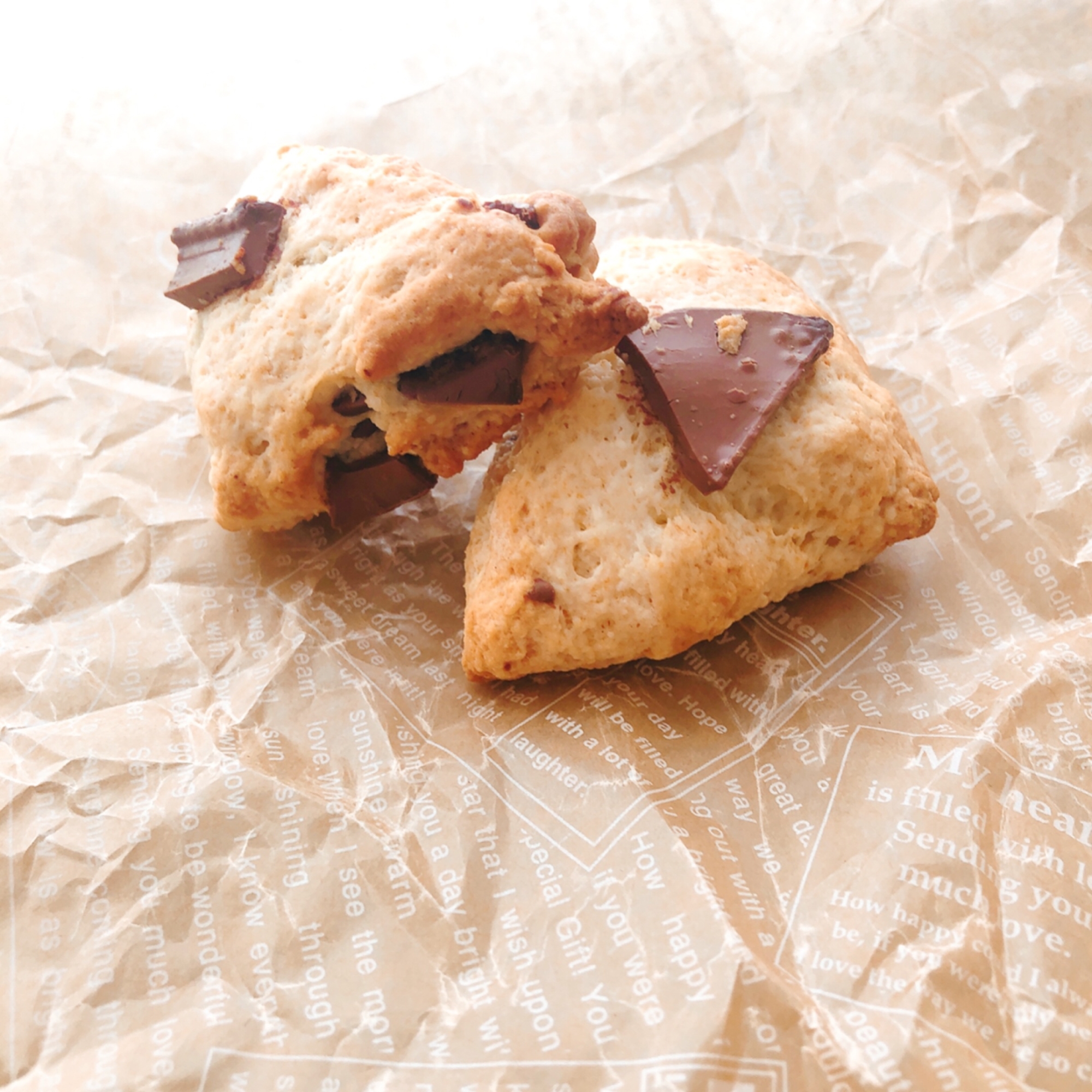 バター無しでチョコスコーン レシピ 作り方 By Maya 楽天レシピ