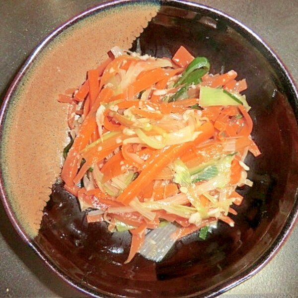 ニンジンと長葱のアミの塩辛塩糀ナムル レシピ 作り方 By らきおっち 楽天レシピ ニンジンと長葱のアミの塩辛塩糀ナムル レシピ 作り方 By らきおっち 楽天レシピ