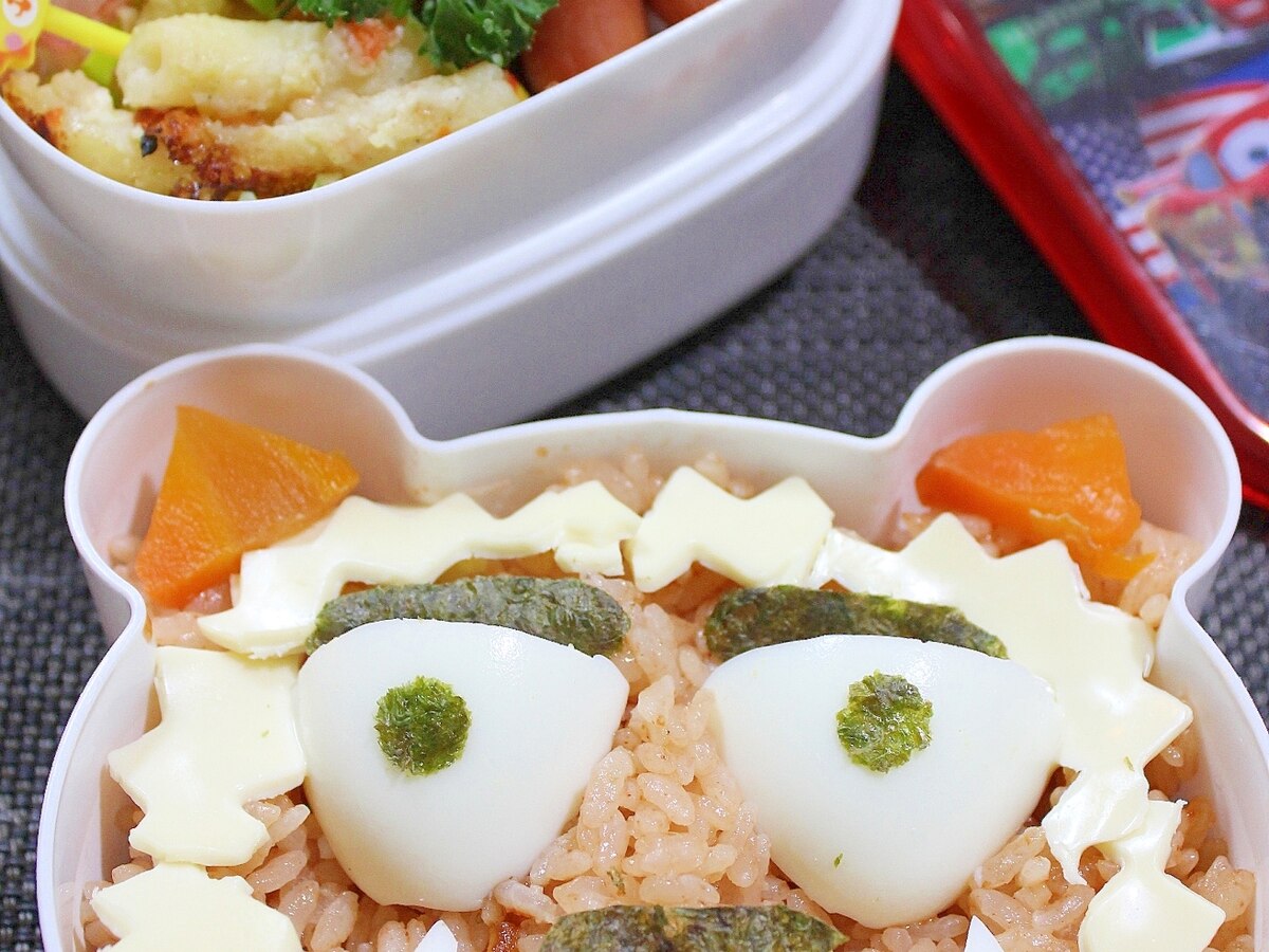 キャラ弁 節分の日に 赤鬼さん弁当 レシピ 作り方 By ラムちゃん1224 楽天レシピ キャラ弁 節分の日に 赤鬼さん弁当 レシピ 作り方 By ラムちゃん1224 楽天レシピ