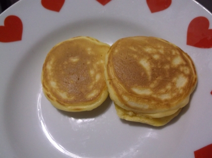 ★”ふかふかチーズ入りホットケーキ