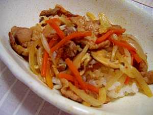 ♪旦那の好物丼♪ プルコギ風豚丼