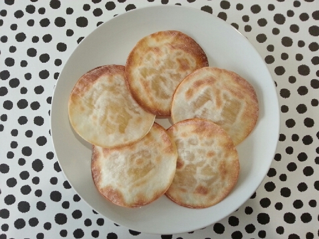 餃子の皮でアップルパイ風