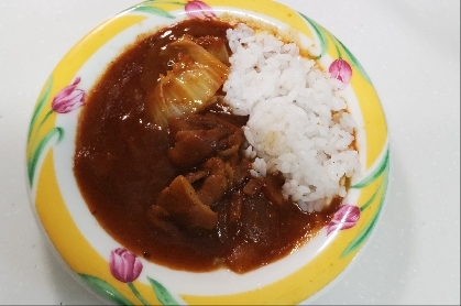 白菜とポークカレー