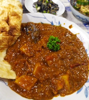 野菜ポークなんちゃってインドカレー