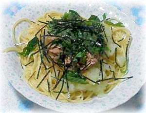 あっさり簡単♪青じそ大根ツナスパゲッティ