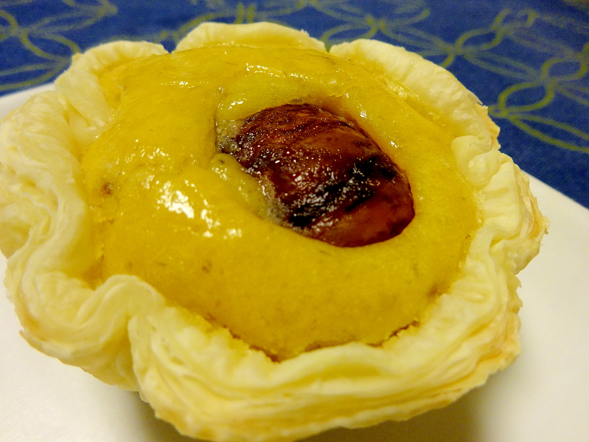 栗の甘露煮と冷凍パイシートでカップマロンパイ レシピ 作り方 By 星うさぎ 楽天レシピ