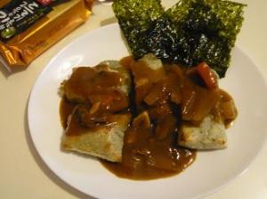 おもちにカレー☆以外に美味しい！！