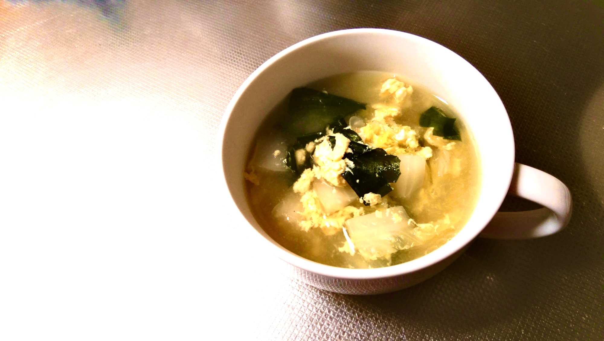 簡単！白菜と卵のスープ