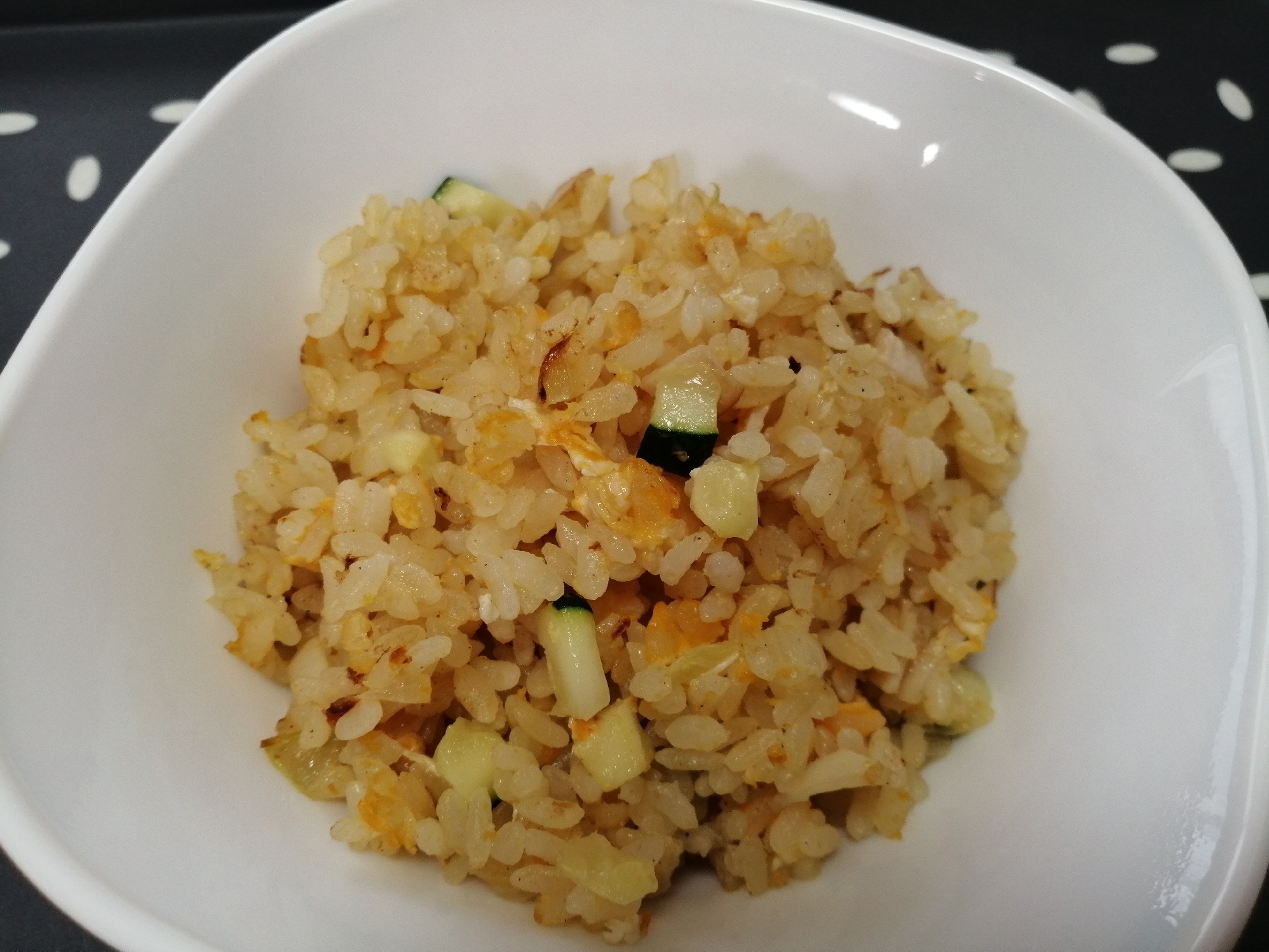 ズッキーニのチャーハン