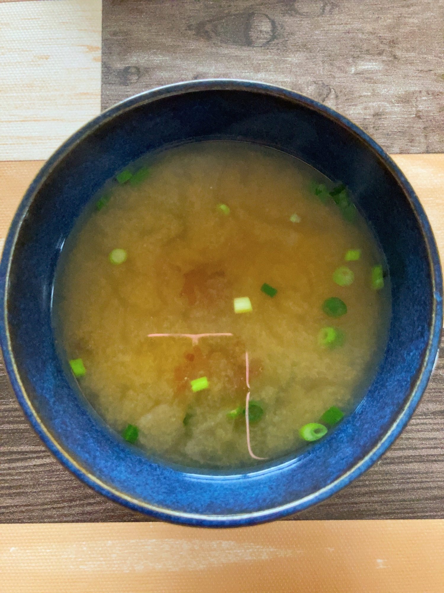 海藻サラダのお味噌汁