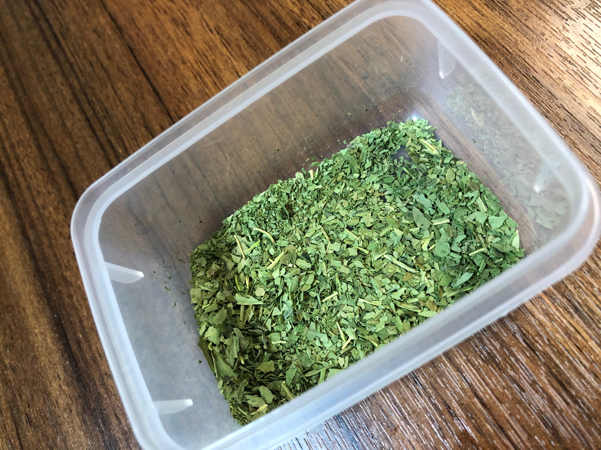 レンチン♬乾燥バジル