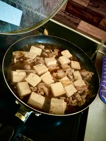 豚小間肉で☆肉豆腐♪