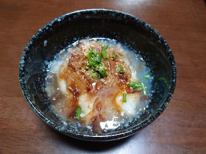 大根おろしに酢醤油が合いますね。
美味しかったです。
ありがとうございました。