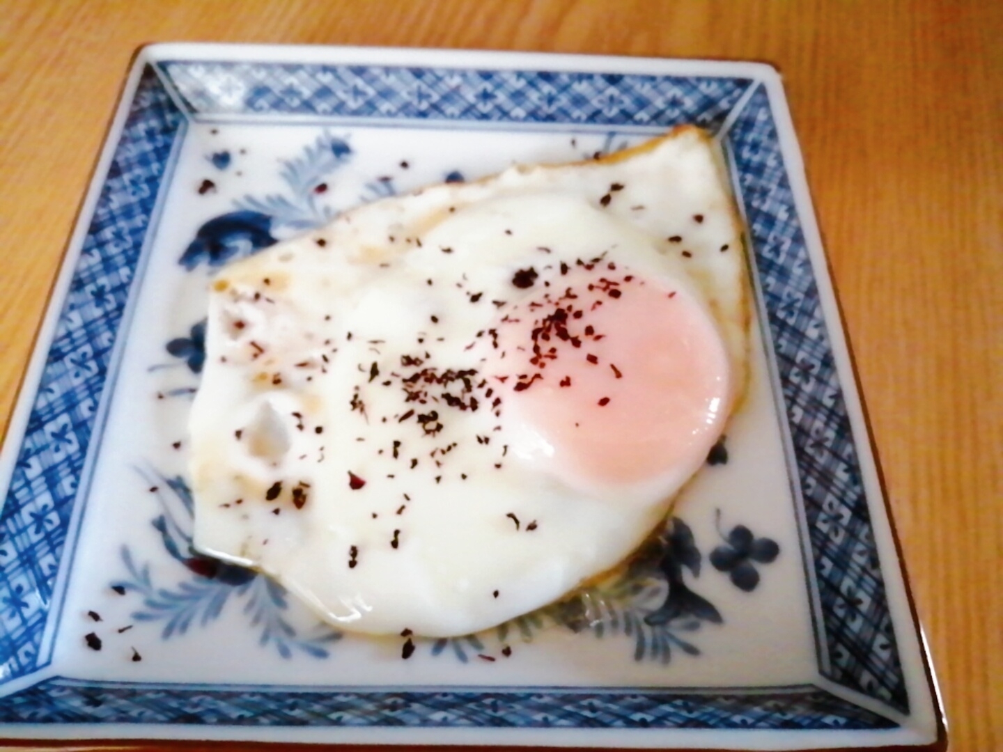 簡単☆ゆかりの目玉焼き