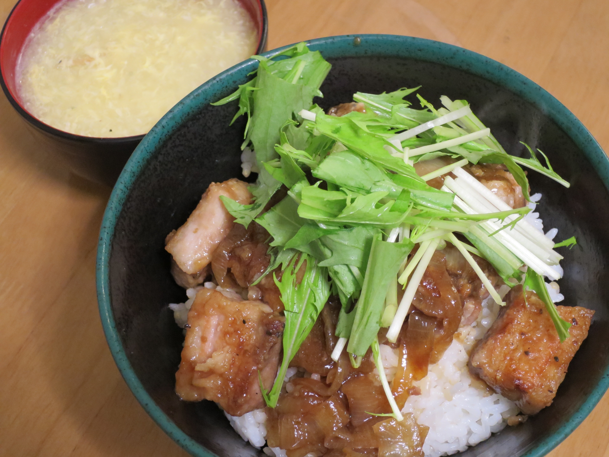 子供も大好き豚バラ丼