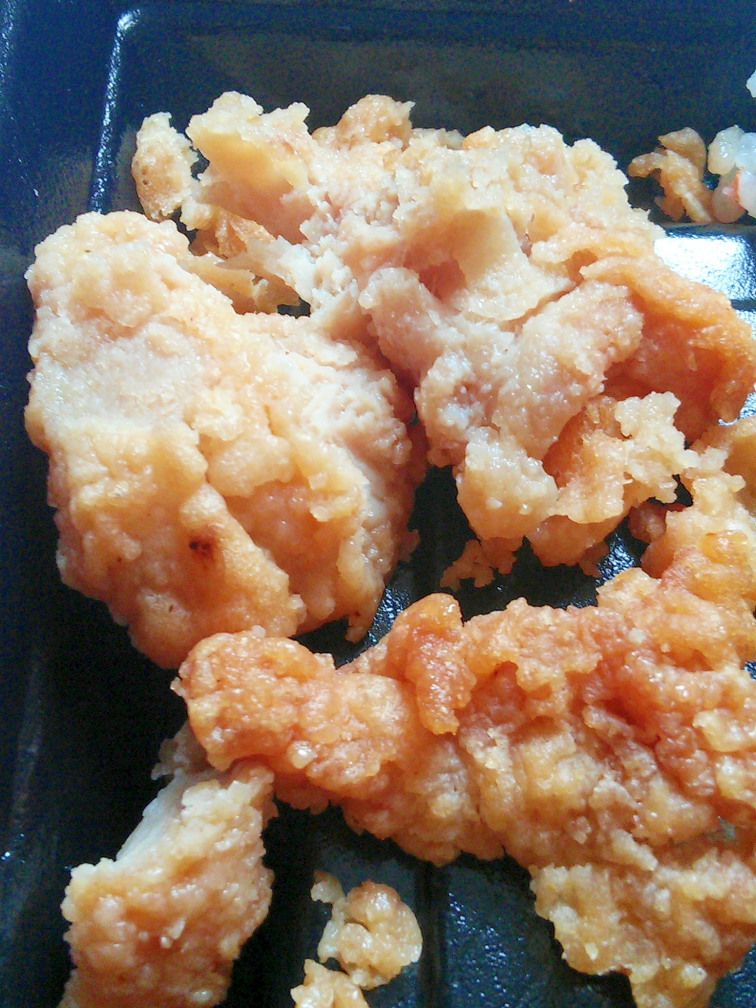 ずぼら飯☆海苔弁風☆鶏の唐揚げのっけご飯