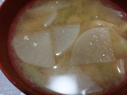 大根油揚げねぎのお味噌汁✧˖°