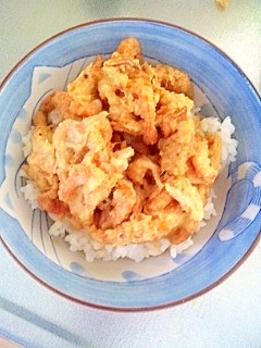 残った天ぷらで簡単天丼