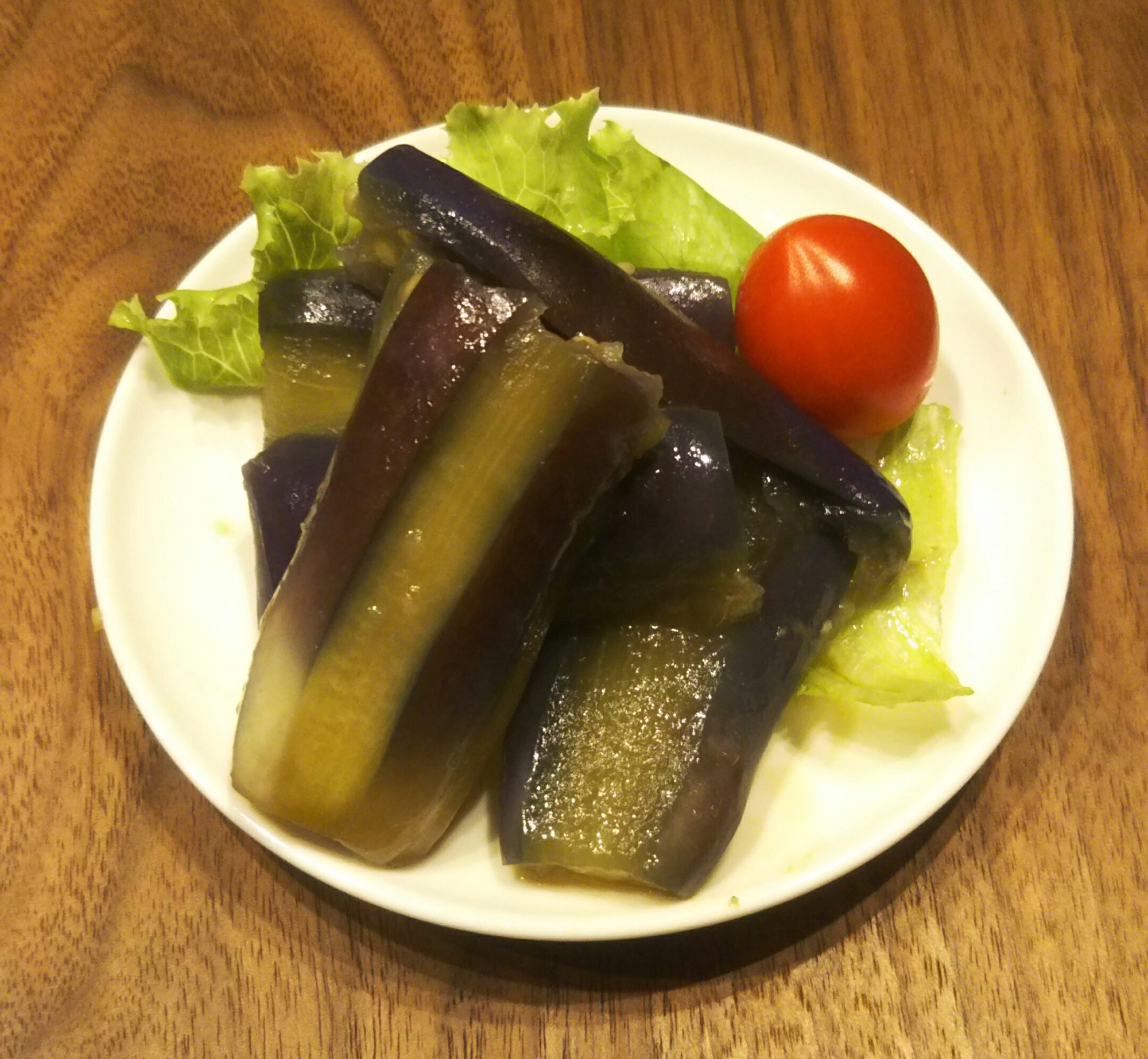 ナスの生姜醤油和え