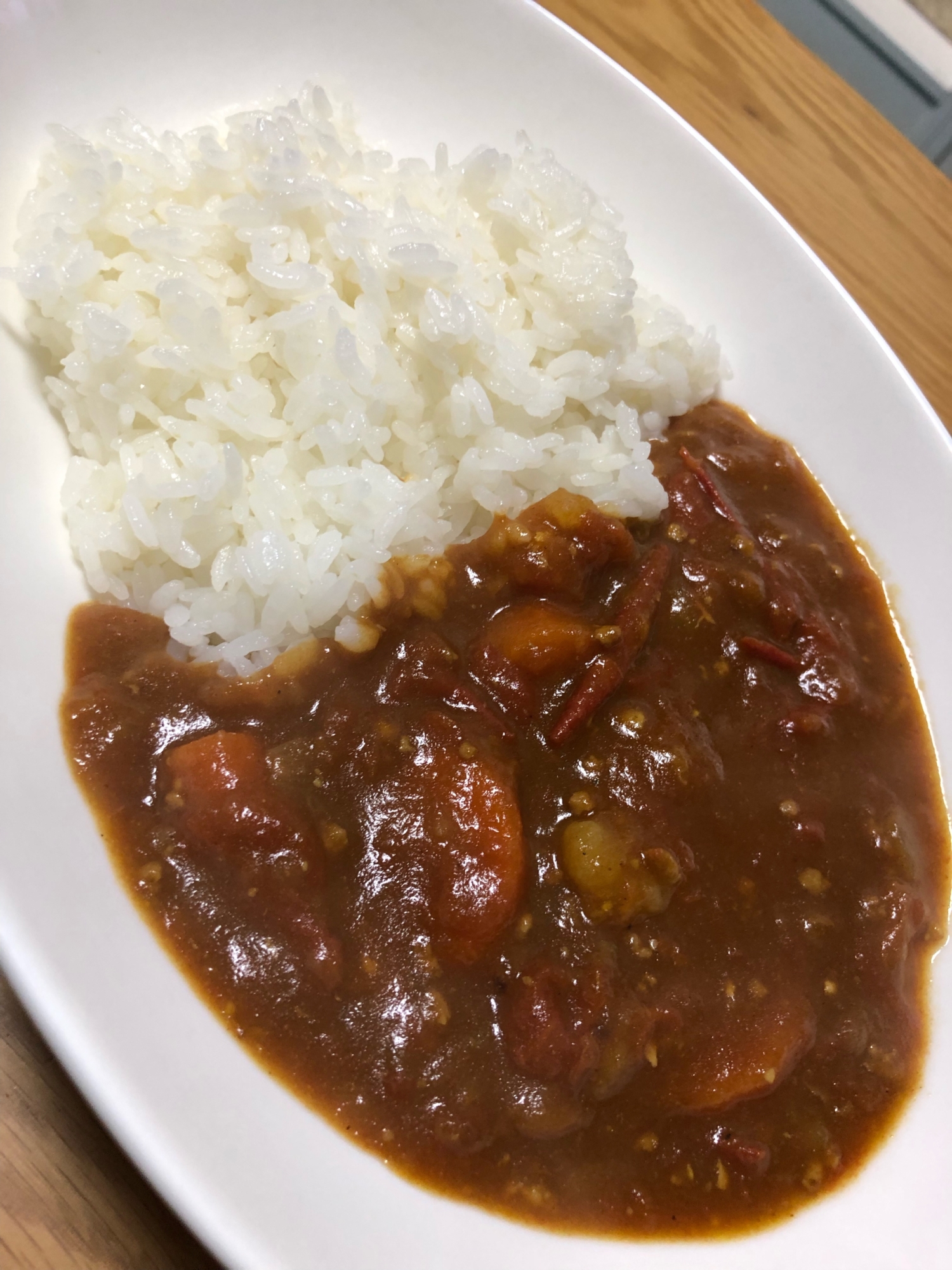 水無しトマトカレー