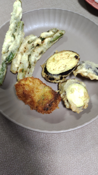 夏野菜の天ぷら