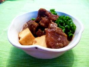 圧力鍋で☆簡単！おかずになる牛すじ煮