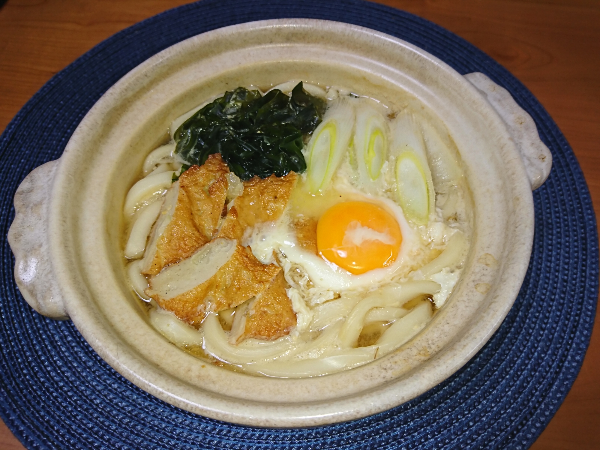 風邪ひいたぁ～ひとり鍋焼きうどん