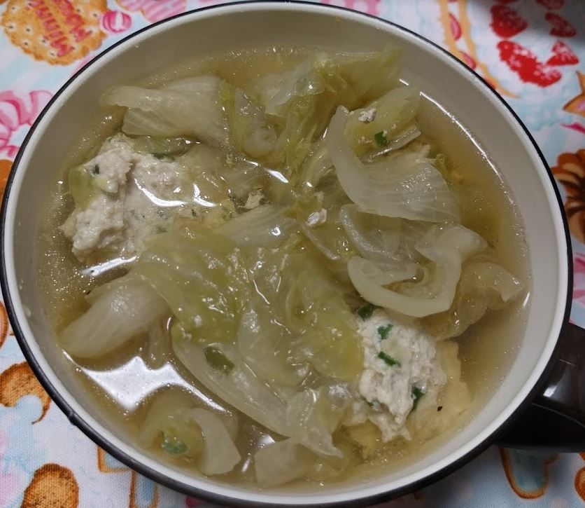 鶏肉団子中華スープ