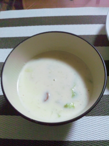美味しい☆チーズ風味のミルクスープ