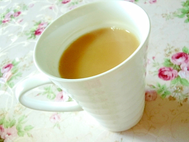 小豆茶ｄｅ❤香ばしい黒糖生姜ミルクティ❤