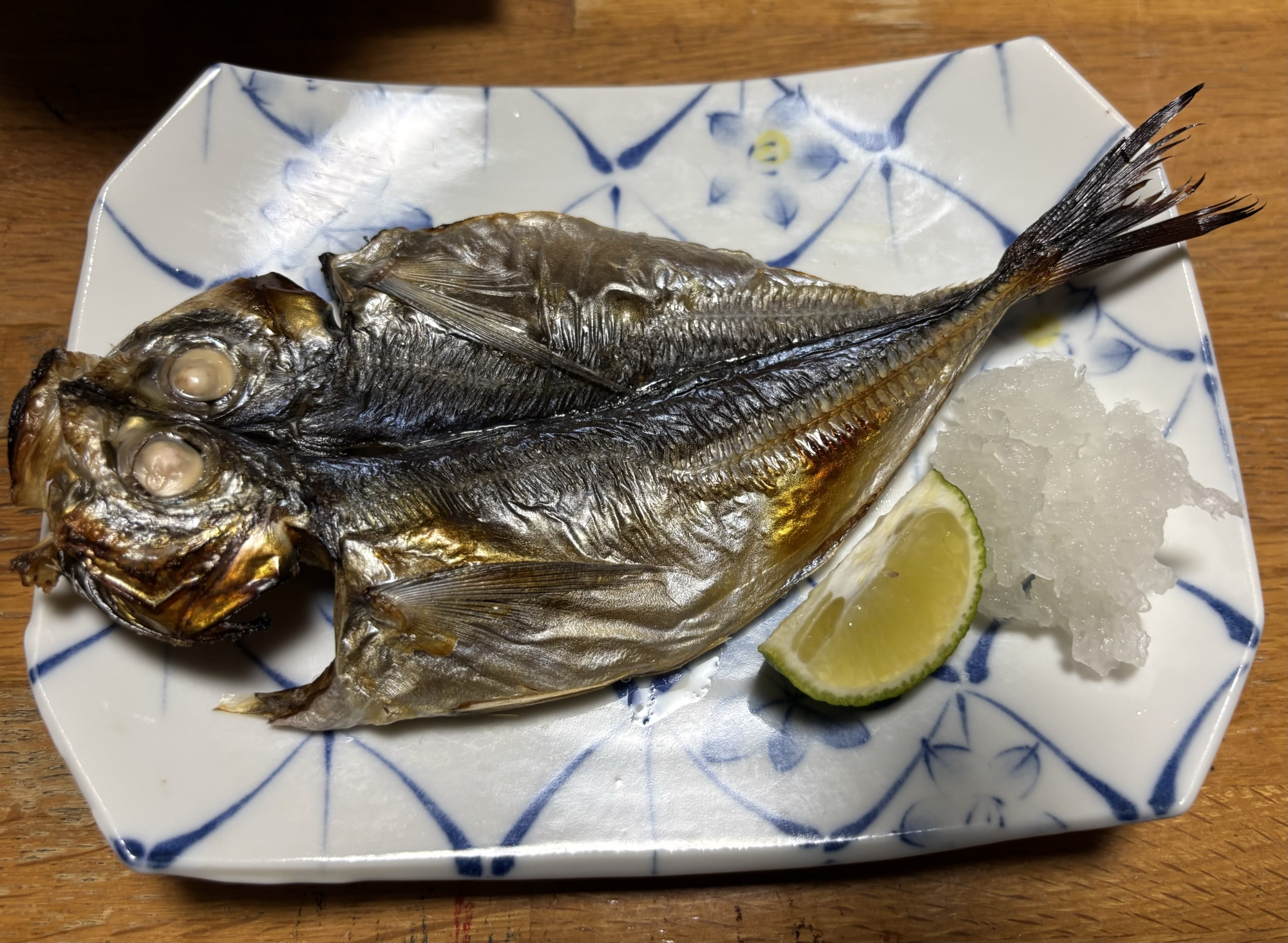 焼きアジの開き