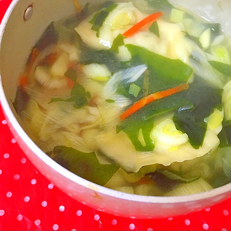 餃子スープ♡
