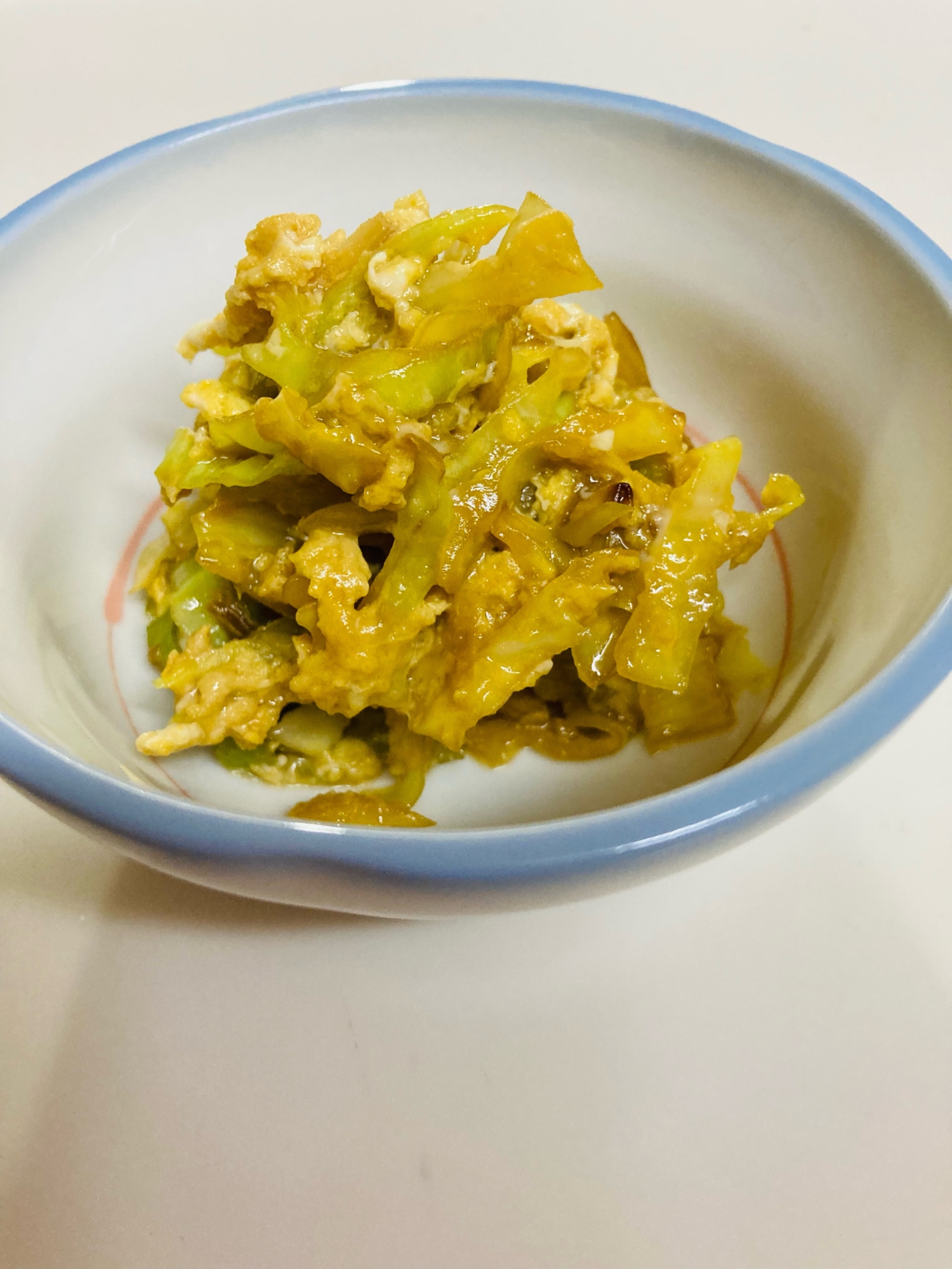 ♪我が家の定番♪キャベツ炒めの卵とじ