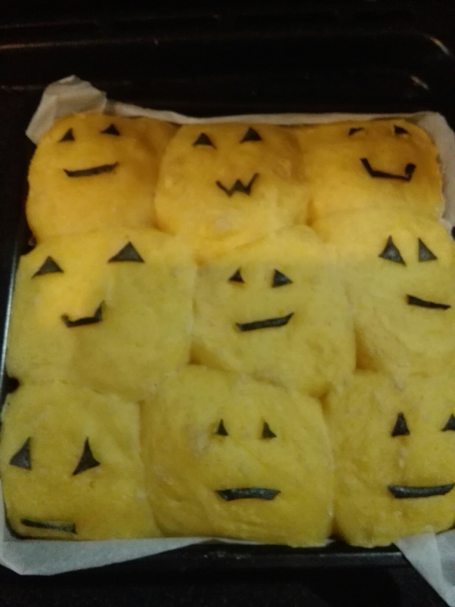 ハロウィン⭐ハロウィンかぼちゃのちぎりパン