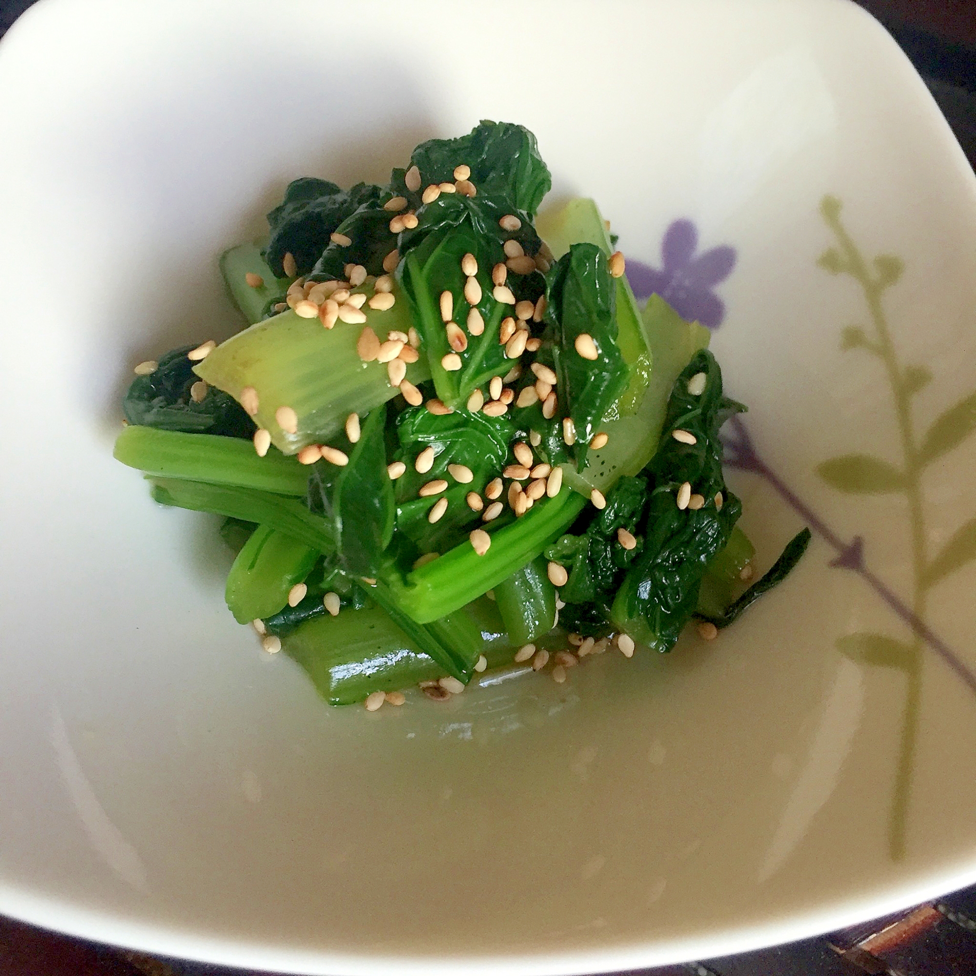 小松菜のナムル 鉄分・カルシウムはほうれん草以上