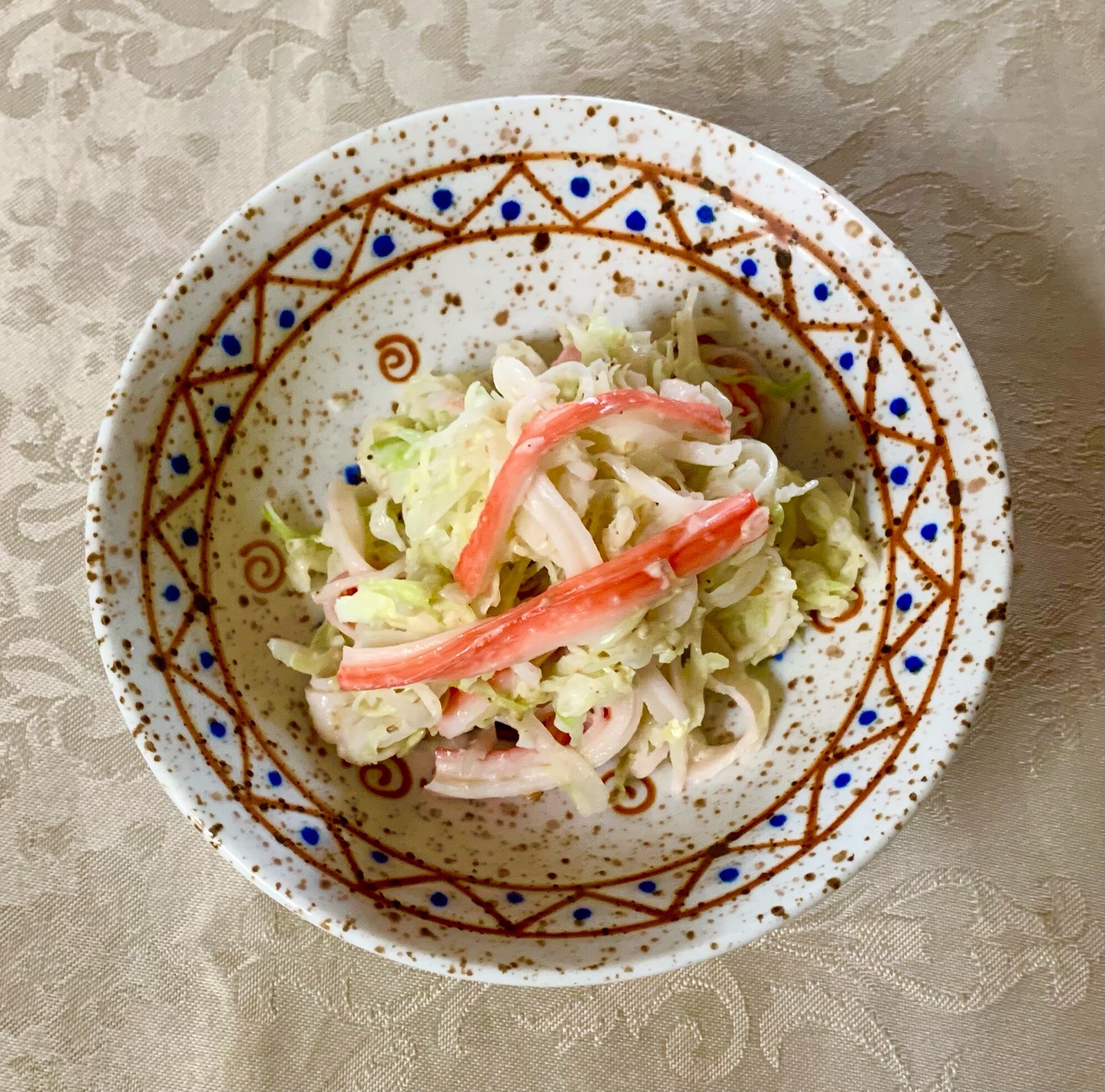 千切りキャベツとカニカマサラダ レシピ 作り方 By みゆママ 楽天レシピ