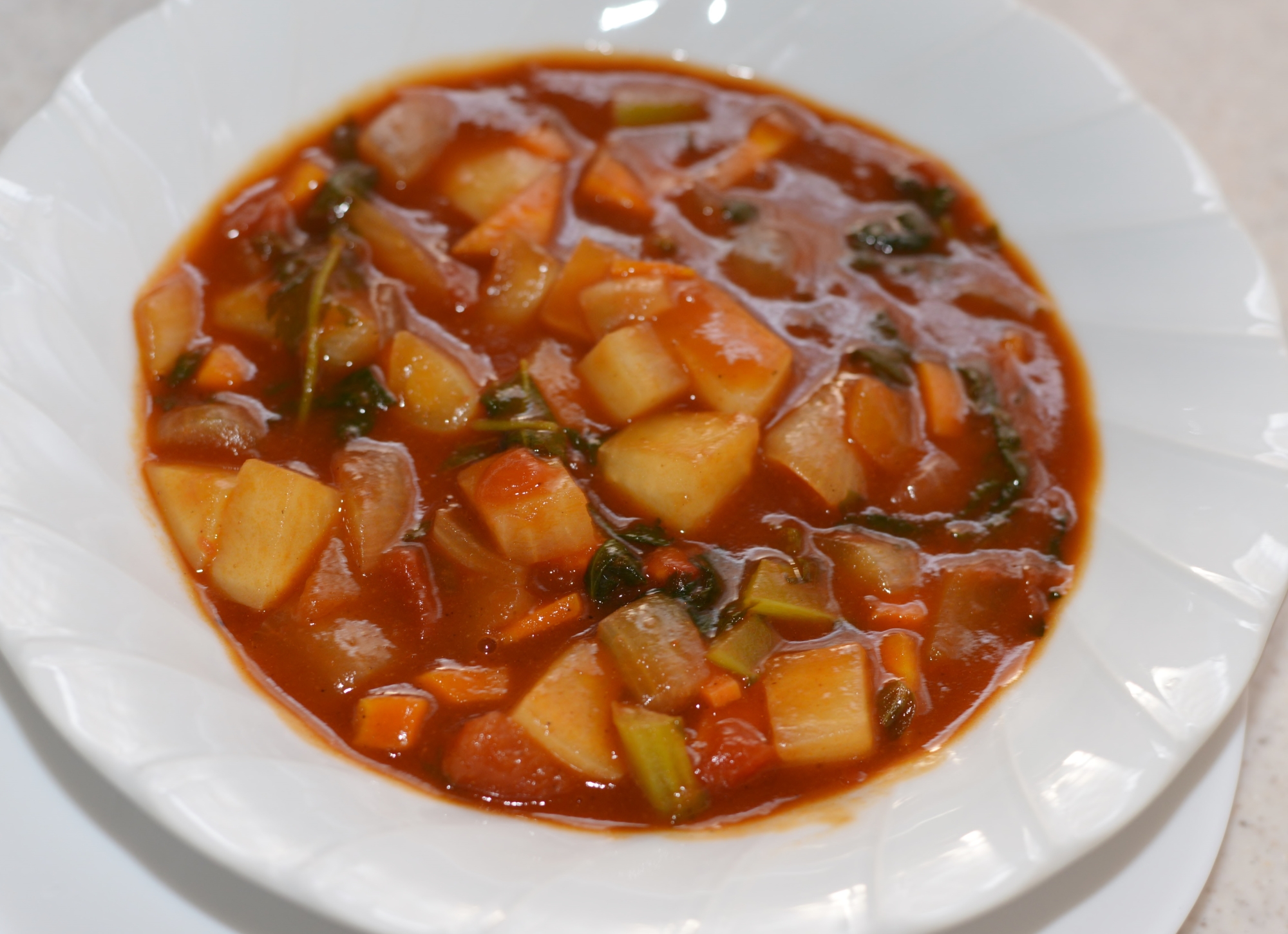 野菜のトマトカレー煮