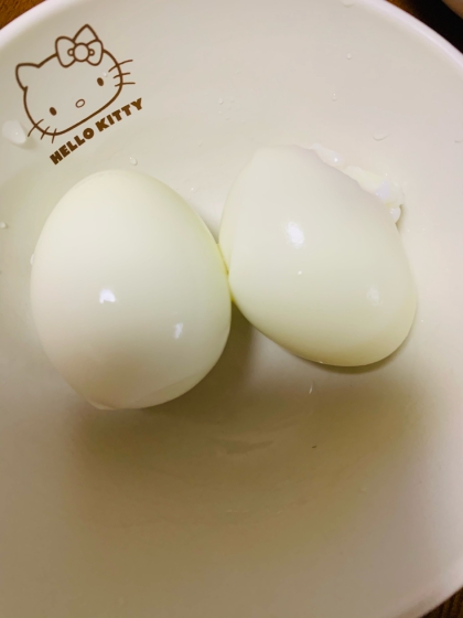 しっかり茹で卵（卵サンド用）の作り方