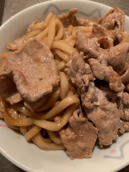 焼き肉うどん