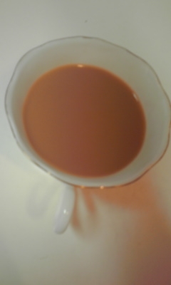 今日はこちら涼しくてホットコーヒーが飲みたくて作りました。練乳の甘みがよいですね。
ご馳走さまです♪