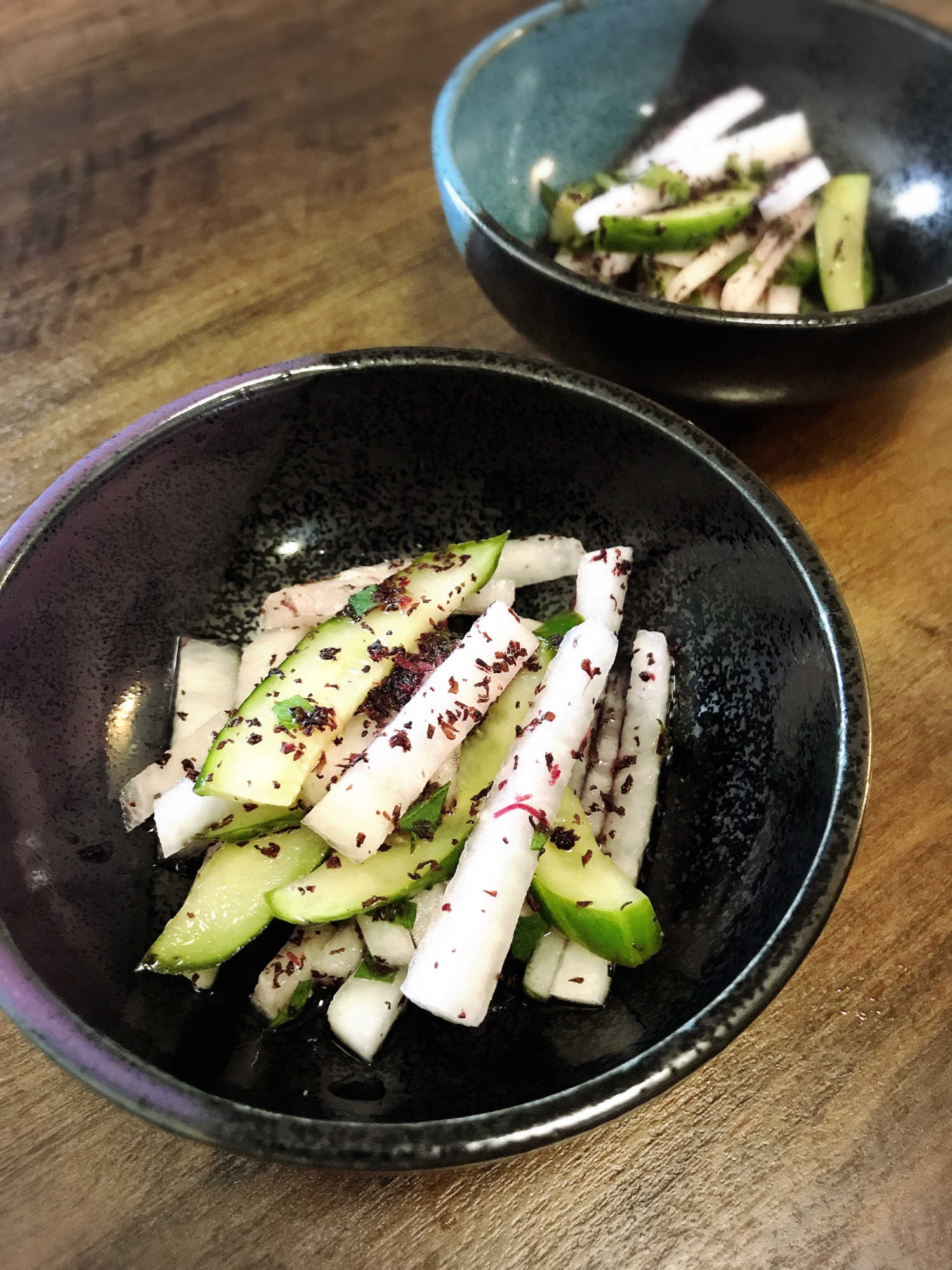 きゅうりと大根で!ゆかり風味のピクルス♡