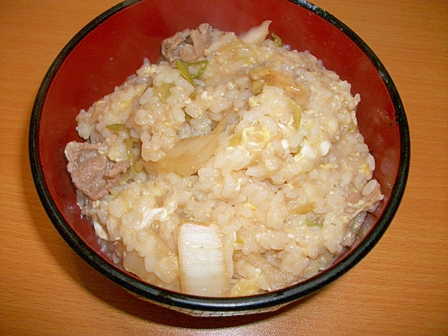 すき焼き風おじや